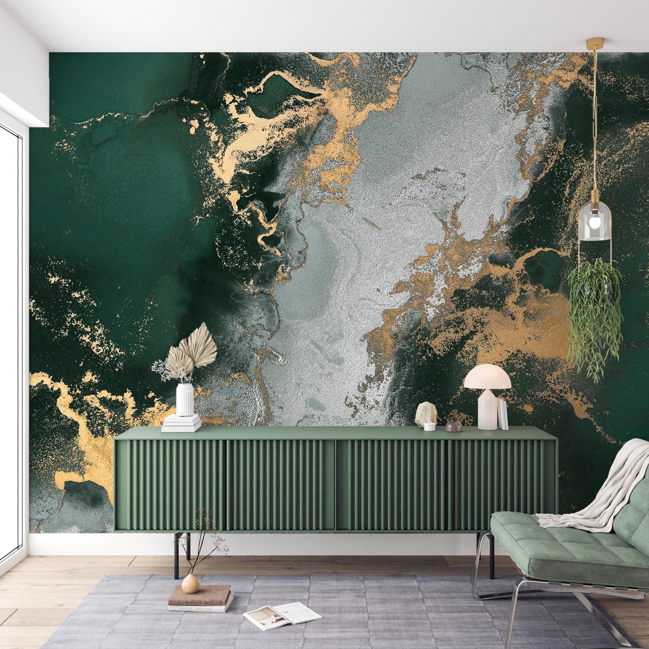 Maple Grove Craft wallpaper installation